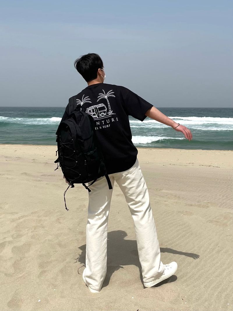 サマートラベルキャンピングTシャツ 