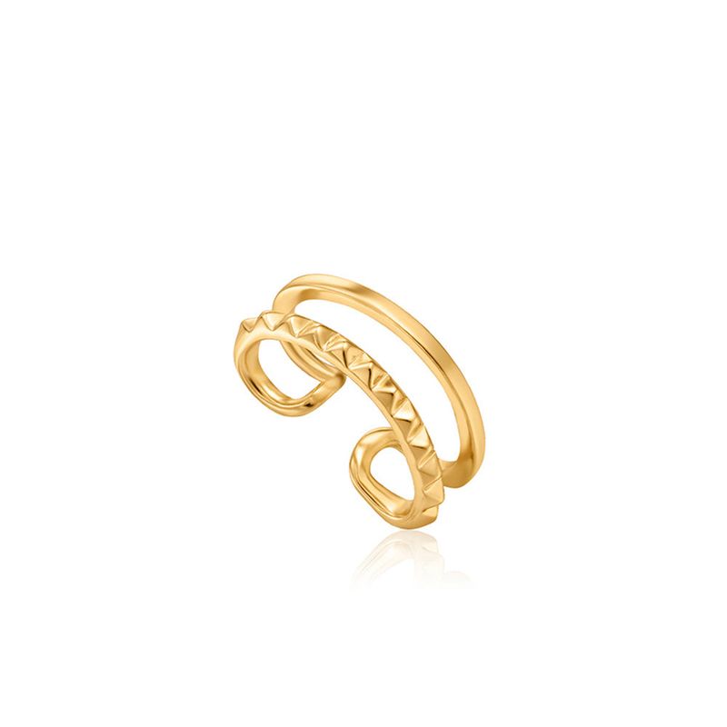 ANIA HAIE（アニア ハイエ）の「スパイク不規則ライン925シルバーイヤーカフE025-09G（アクセサリー）」