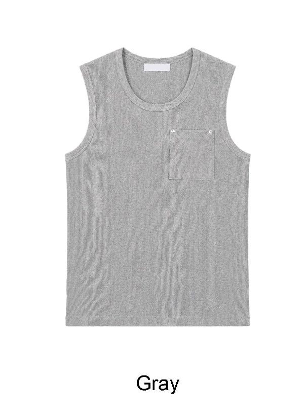 Duff Rivet Pocket Sleeveless