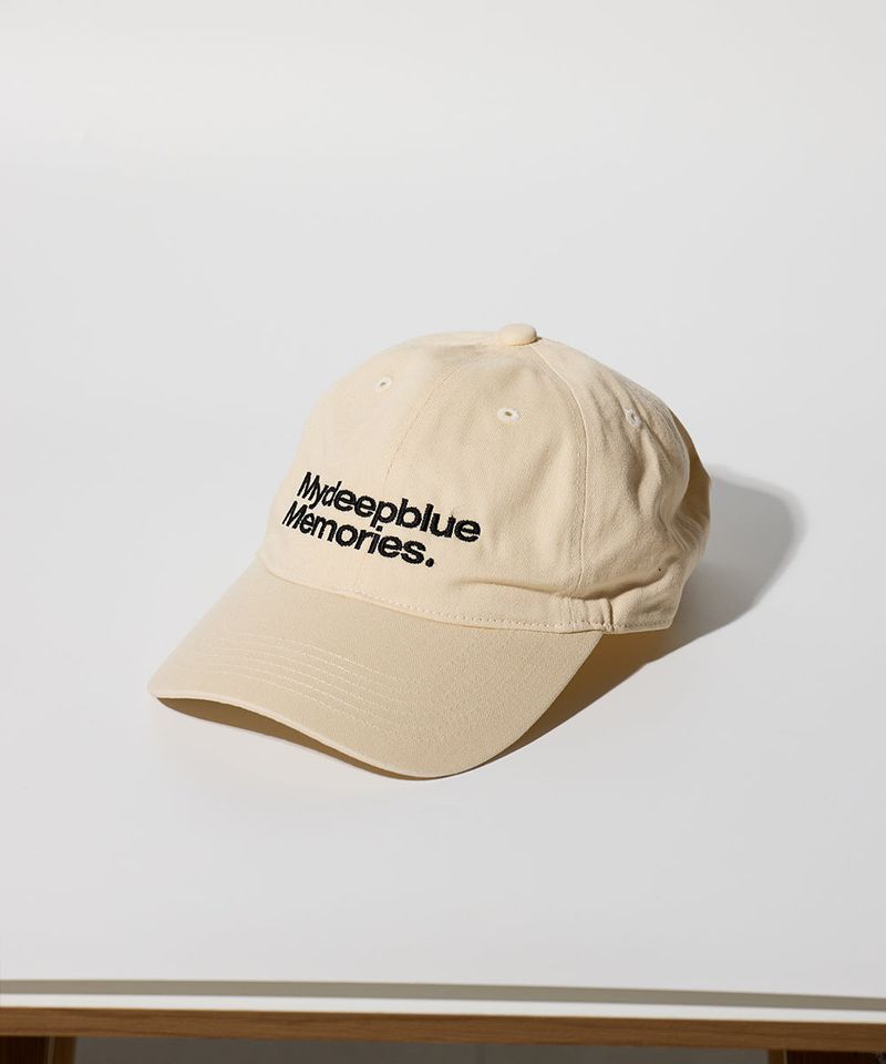 MM MY MEMORIES WASHED CAP (BEIGE)