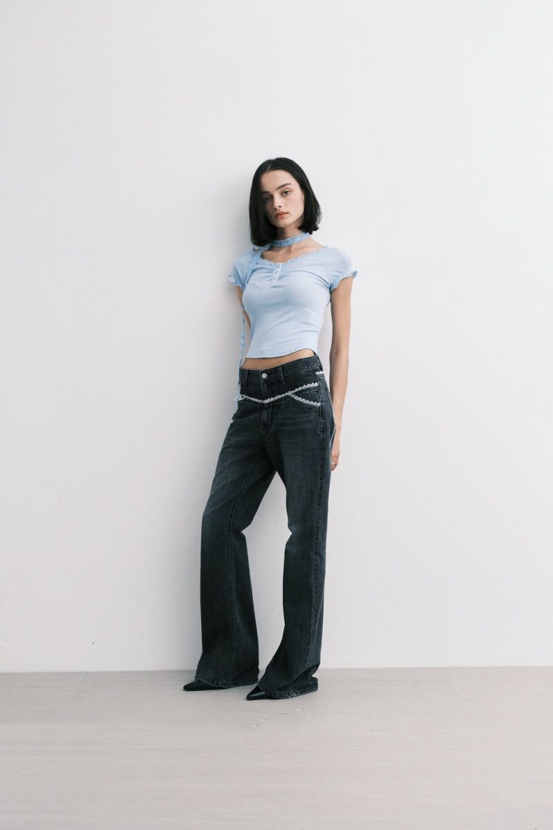 lace bt pants (black)