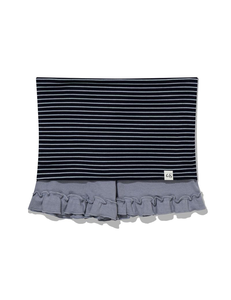 ST FRILL CONTRAST SHORTS(BLUE)