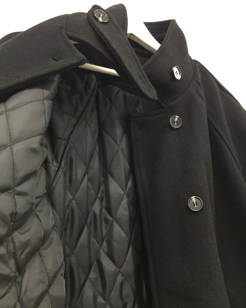 Classic High Neck Half Coat (2 Colors)