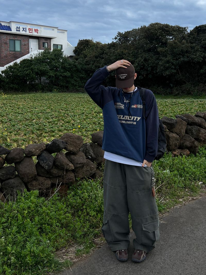 Segmented Panel Cargo Pants (4 Colors)
