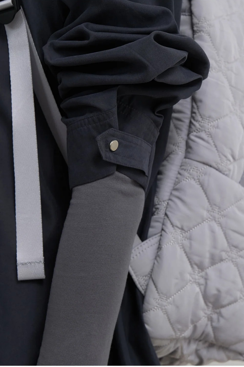 Draped Field Parka / Navy