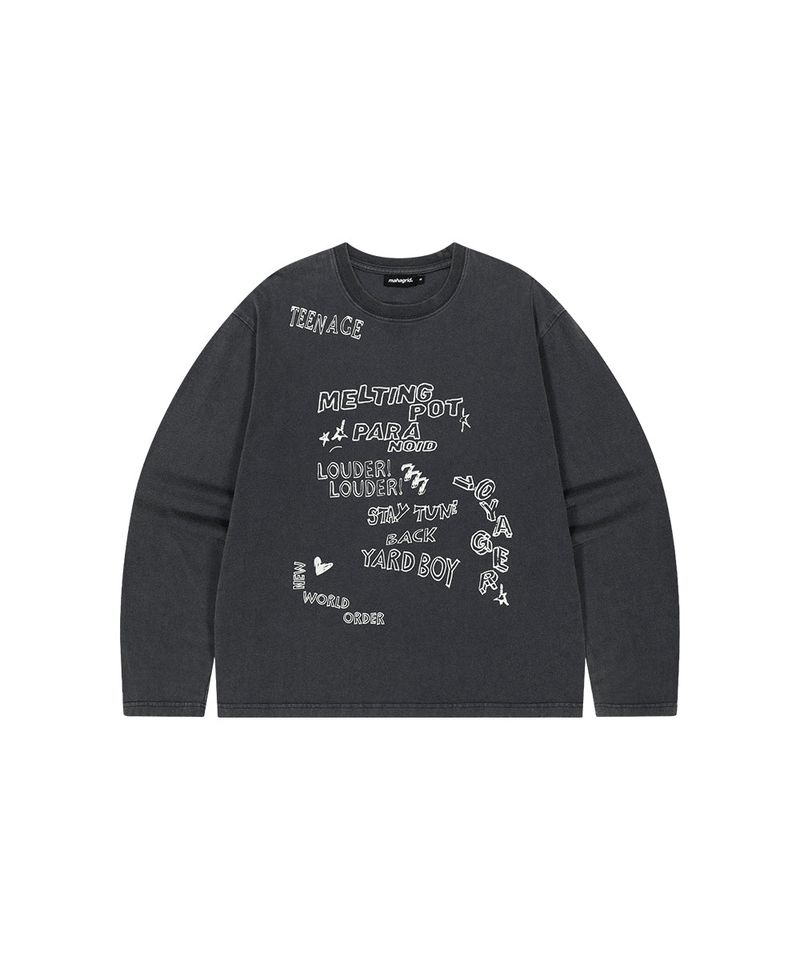 WASHED 10YEARS LS TEE