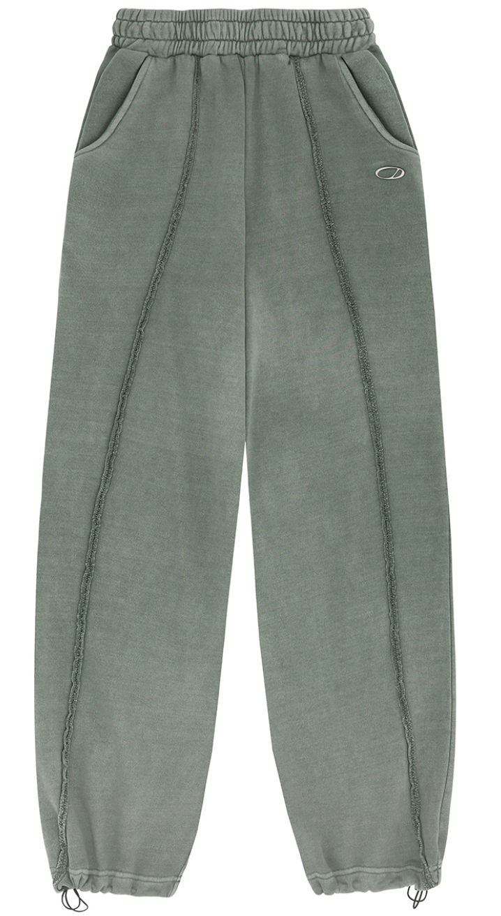 Pigment Cut-Off String Wide Pants