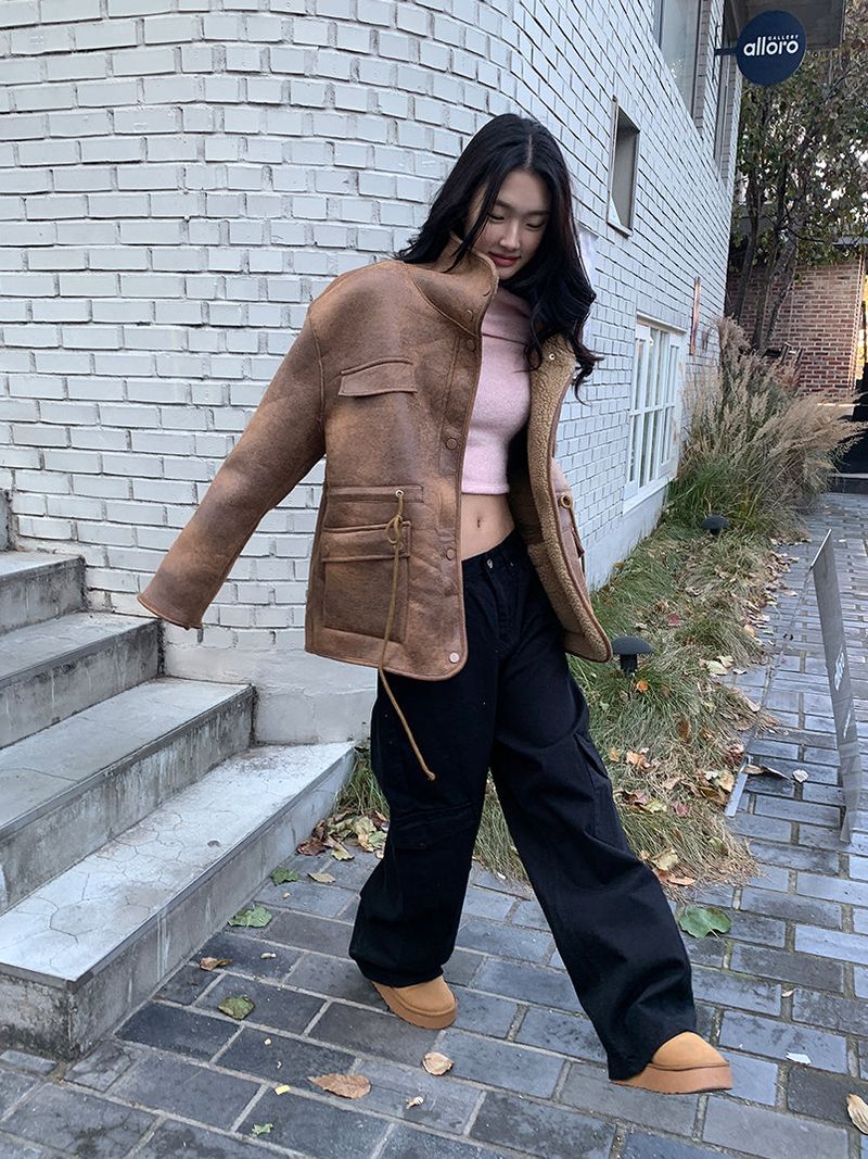 SLASH CARGO COTTON PANTS (2COLOR)
