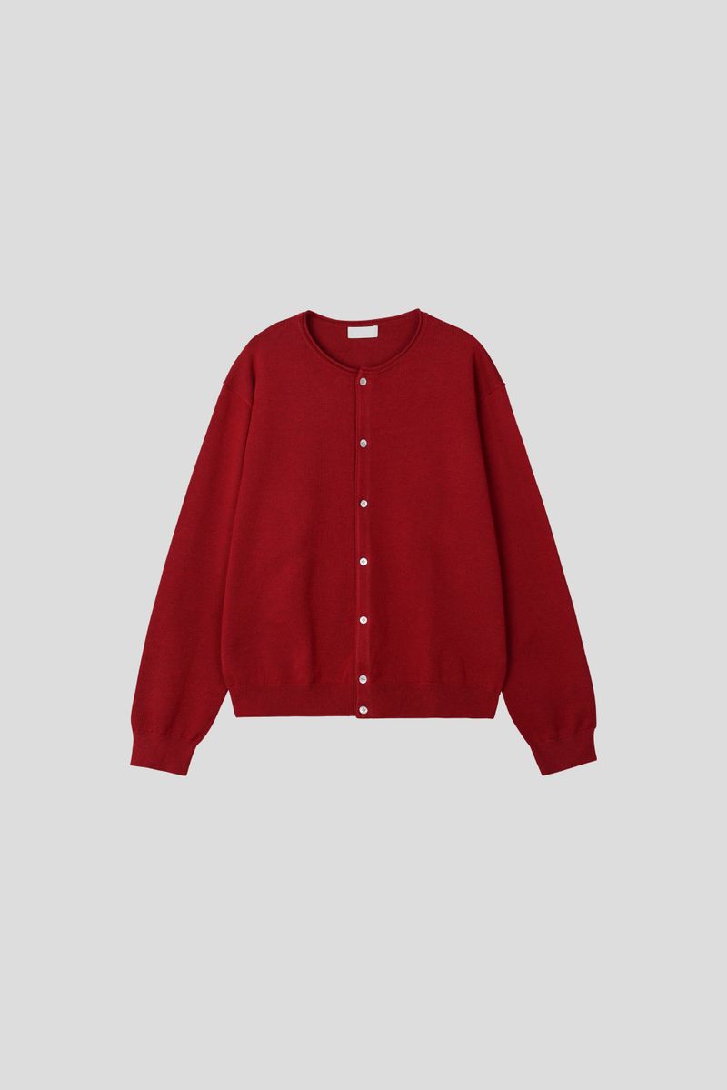 Milla Round Knit Cardigan (3color)