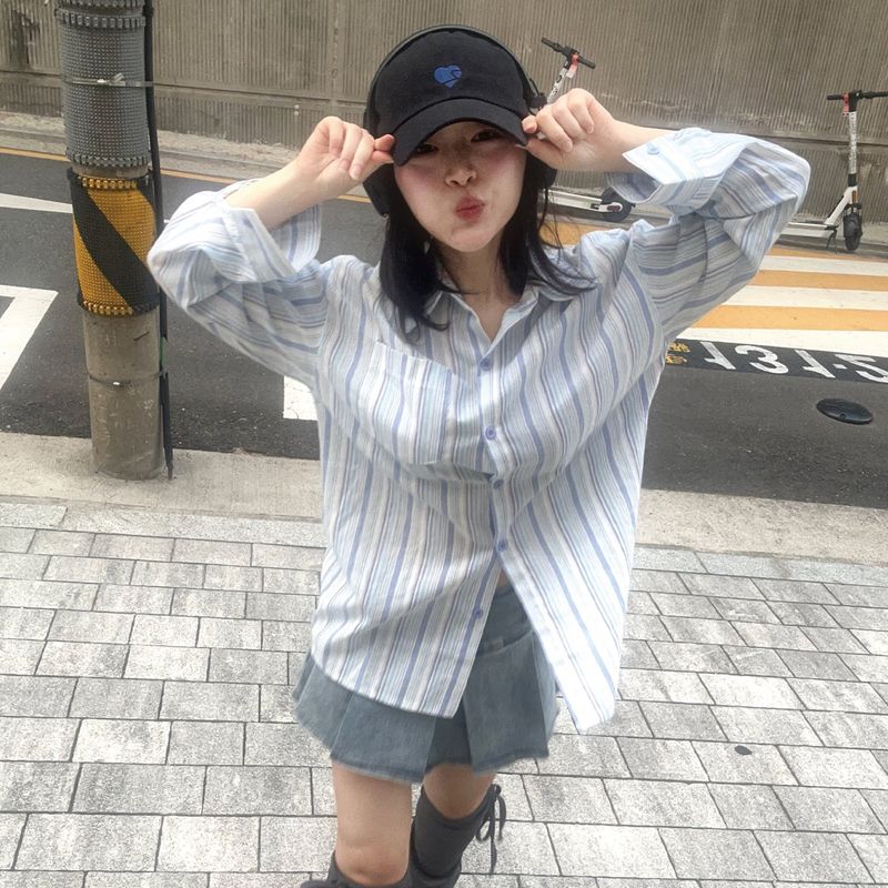 M-30 Blue Heart Logo Cap Black