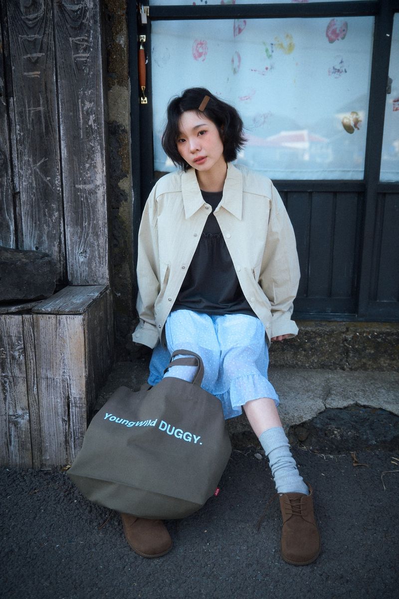 YWD TWILL ECO BAG-KHAKI 
