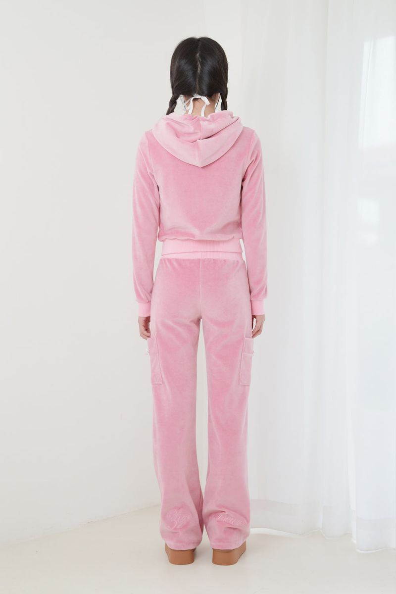 VELVET BING BONG TRAINING HOODY (PINK)