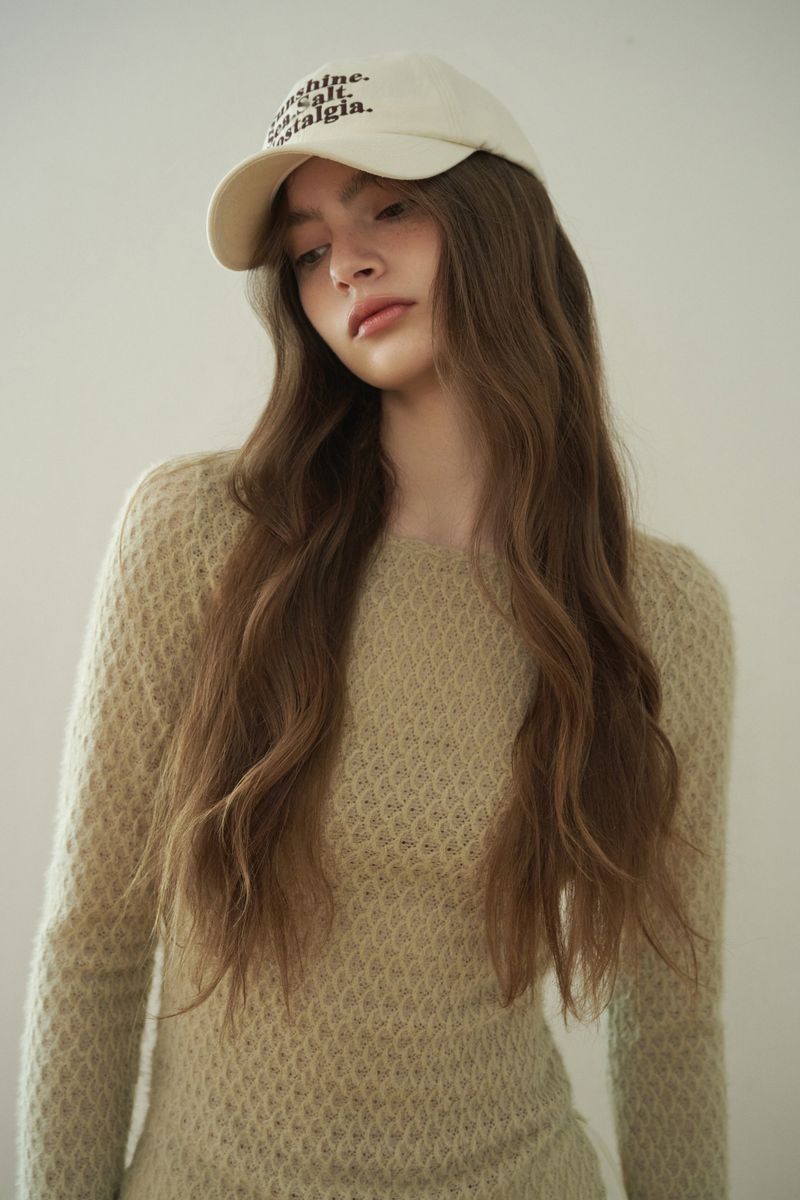 NOSTALGIA baseball cap_ivory