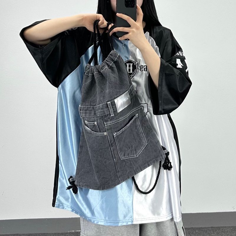 PEARCLAN（ペアクラン）の「denim ロープジムサック（バッグ）」