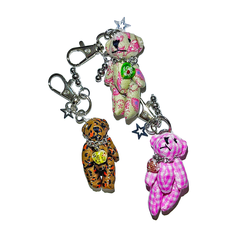 kitsch random bear keychain (random)