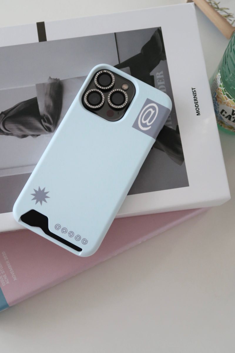 [MADE] at sign card case (sky blue)
