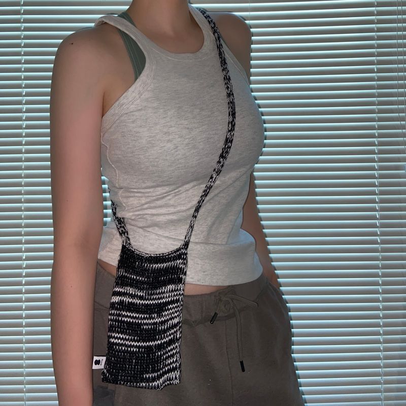 [MADE] Étang mini bag | Glitch Black