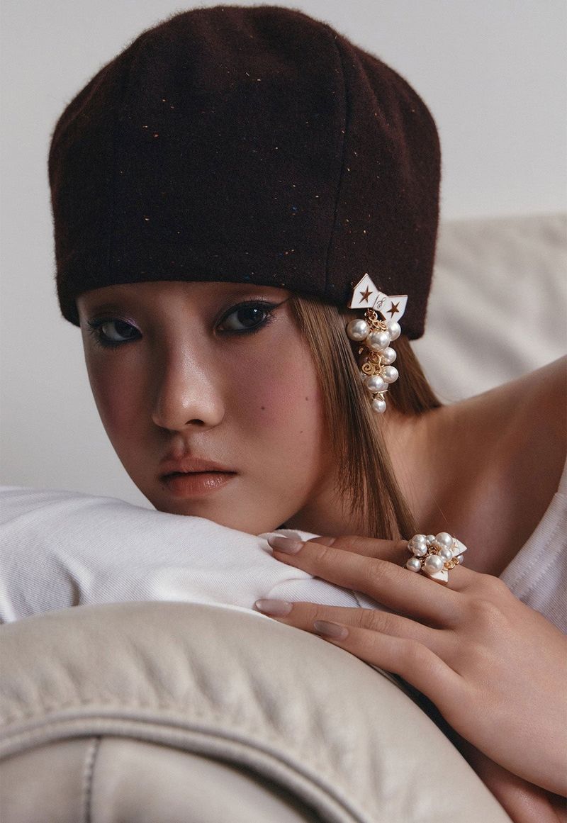 DELMA BERET (BURGUNDY BROWN)