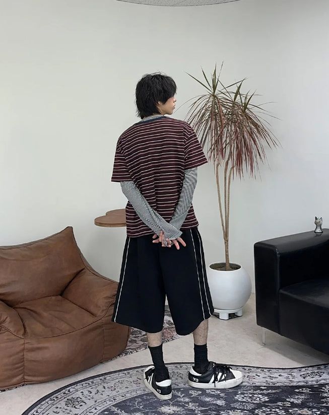 Eder Striped Short Sleeve Tee