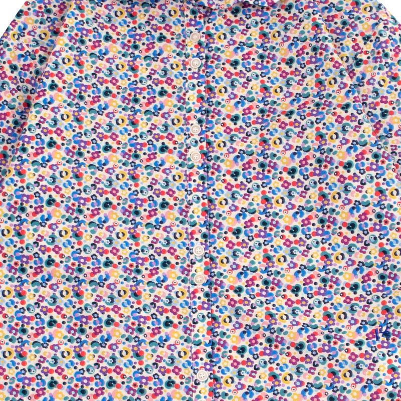 MOOD FLOWER PATTERN SHIRT (UNISEX)_SYF5BL01BU
