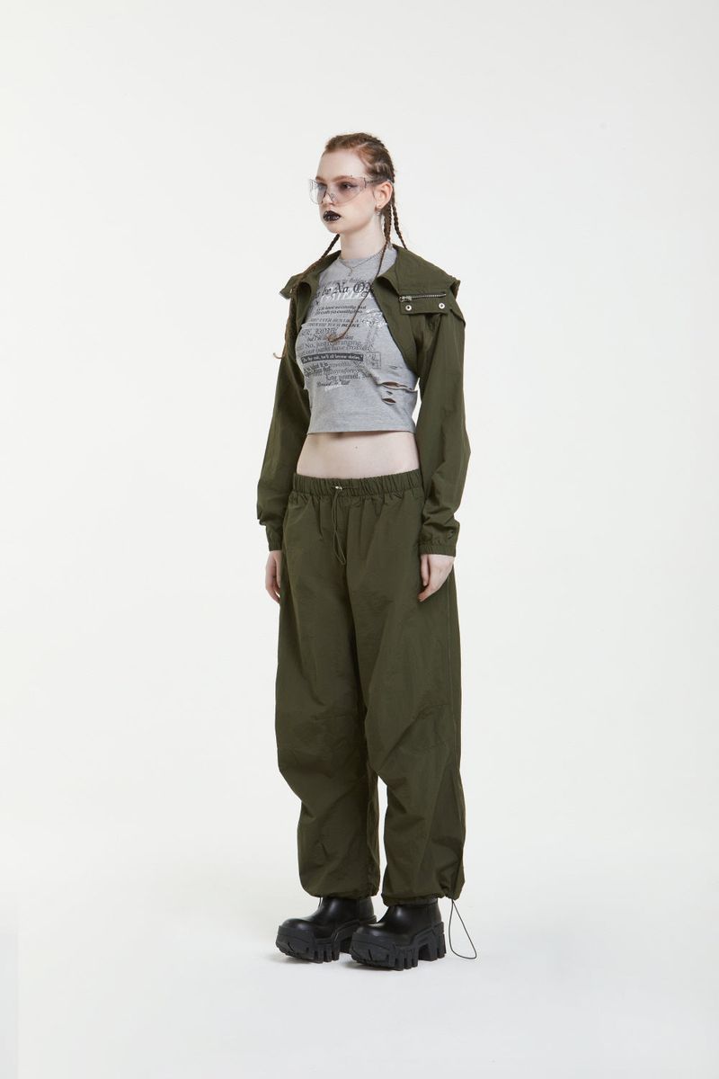 LOG WIDE PANTS