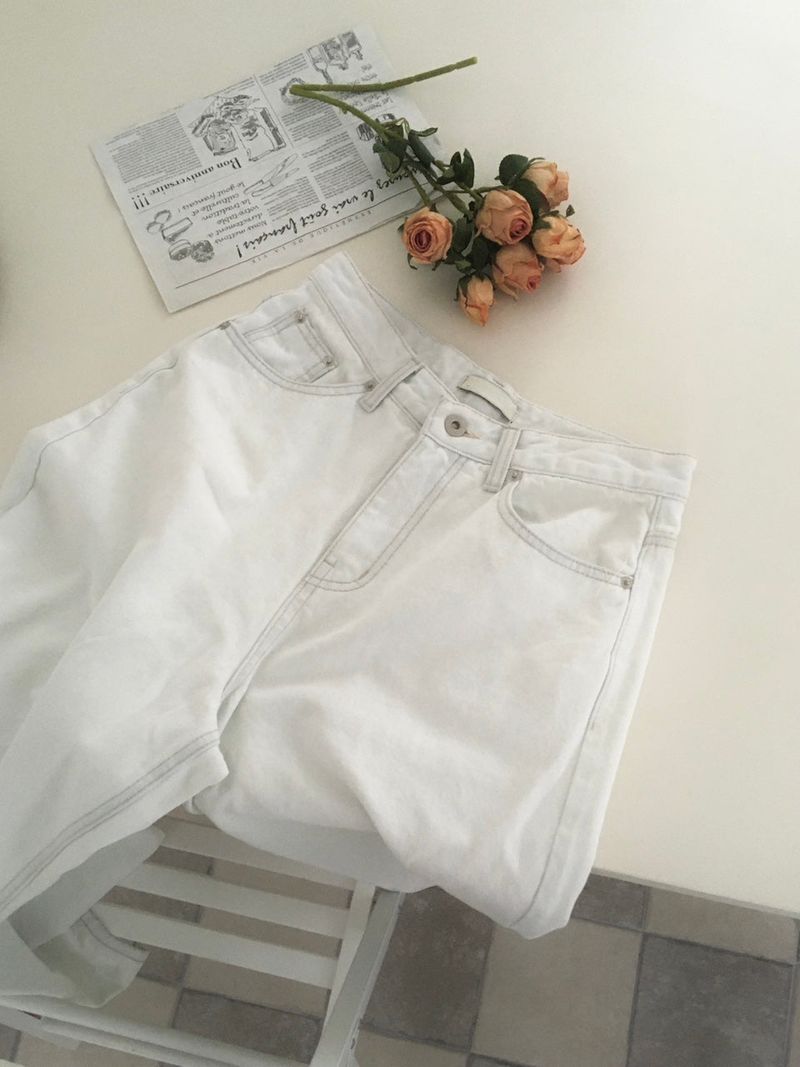 Bleaching Wide denim