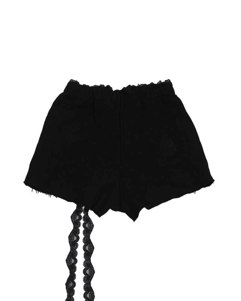  LACE SHORTS PANTS BLACK