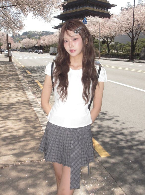 Pla Check Triangle Square Snap Hairpin