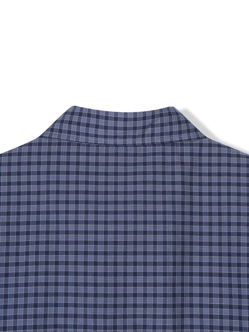 Sion Checked Half Shirt