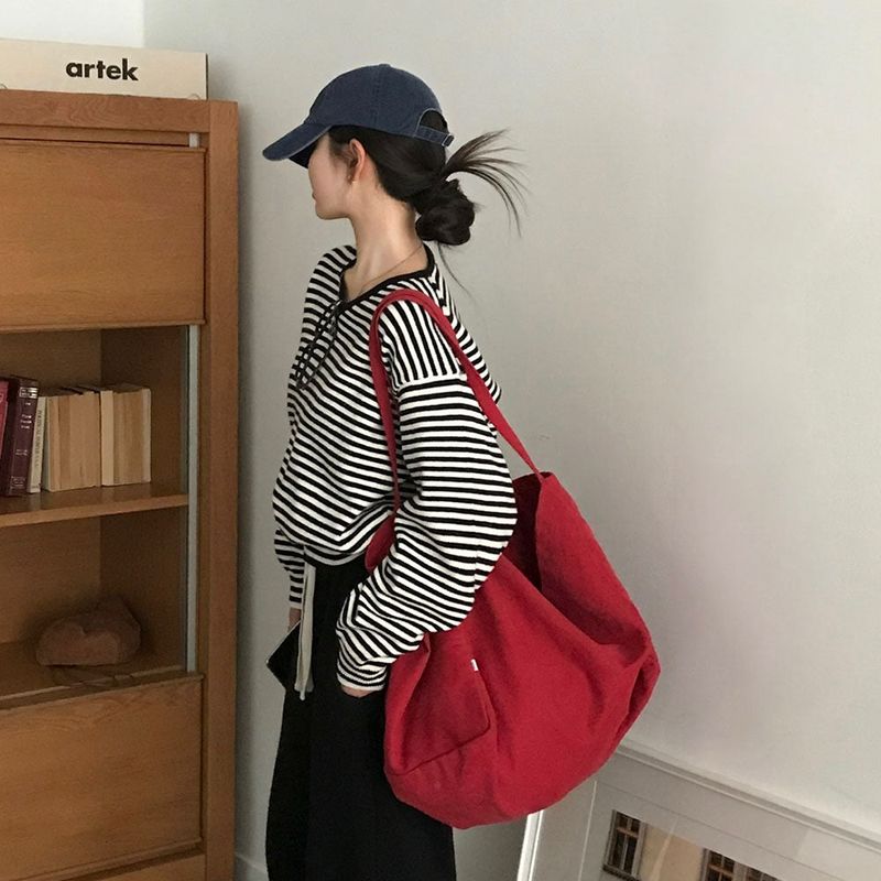 [BELLIDE MADE] Time, Oxford Big Shoulder Bag
