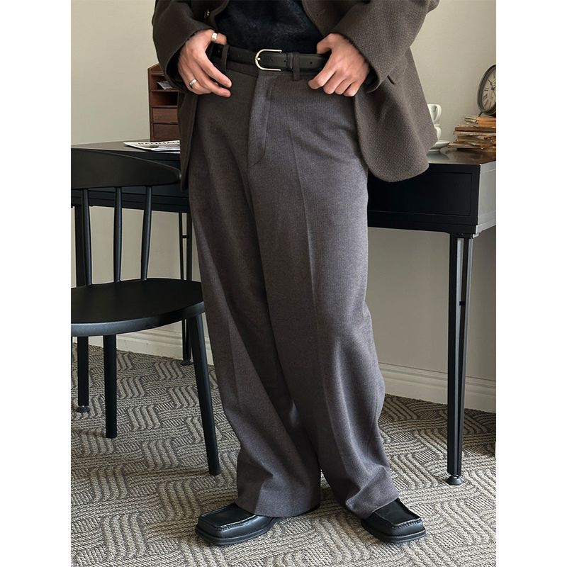 [F/W] Herringbone wide slacks(3color)