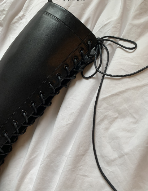 Sueden Black Long Boots