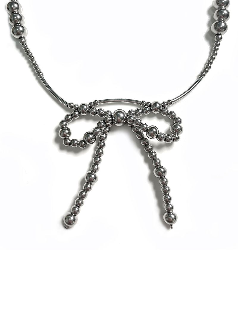 Metalic Ribbon Necklace