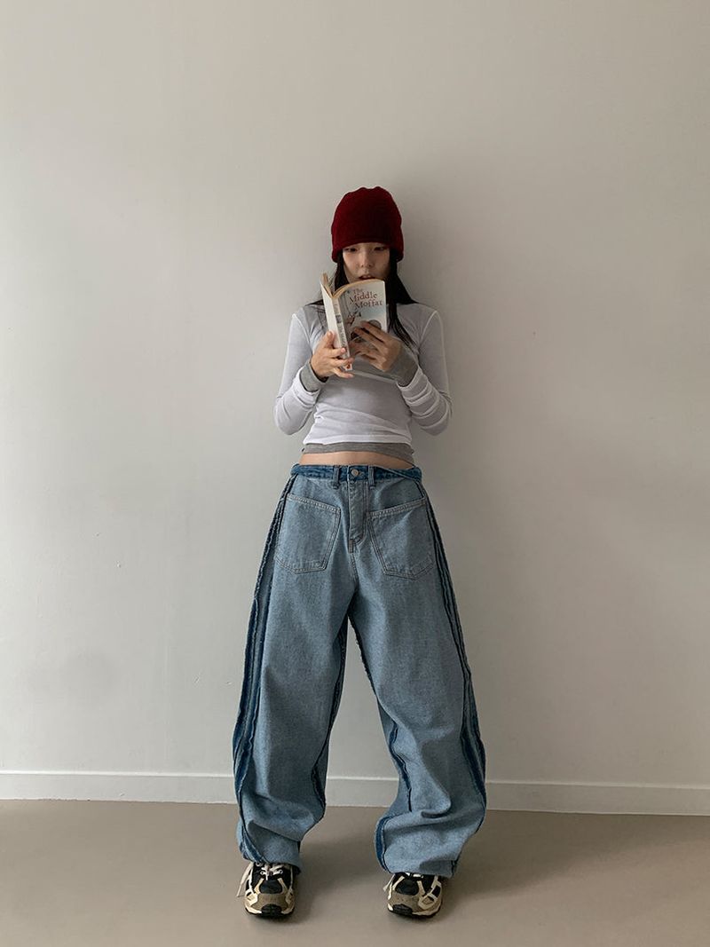 VERSO TRACK BALLOON JEANS