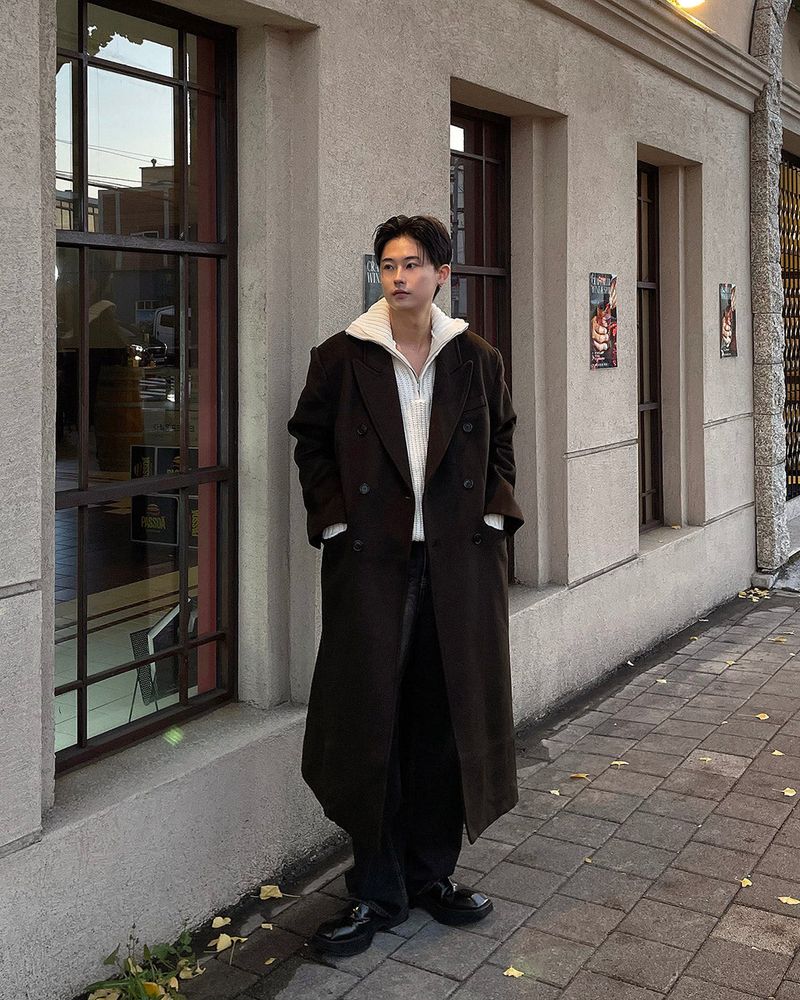 OA Benetton Wool 90 Maxi Coat (2 colors)