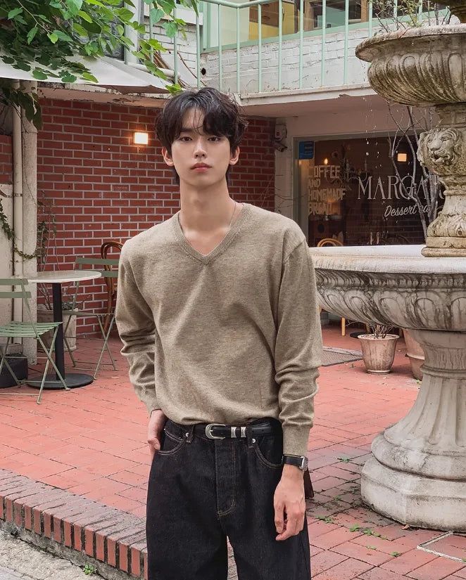 Lovent Basic V-neck Knit