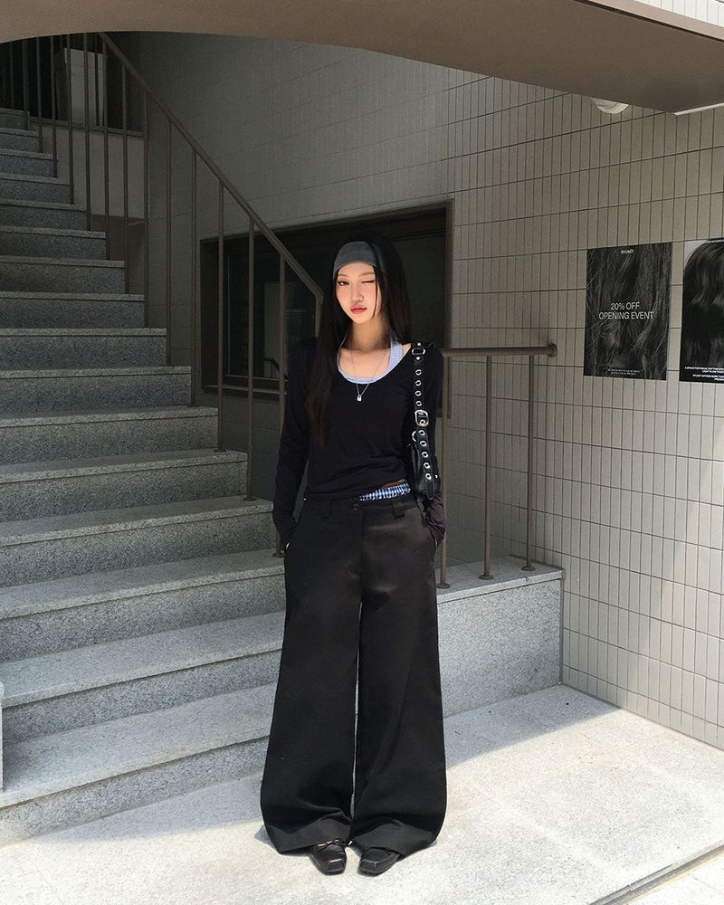 ミドルカーペンターディテールロングパンツ