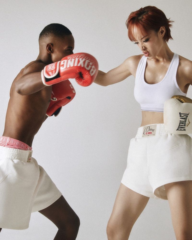 Boxing White Shorts