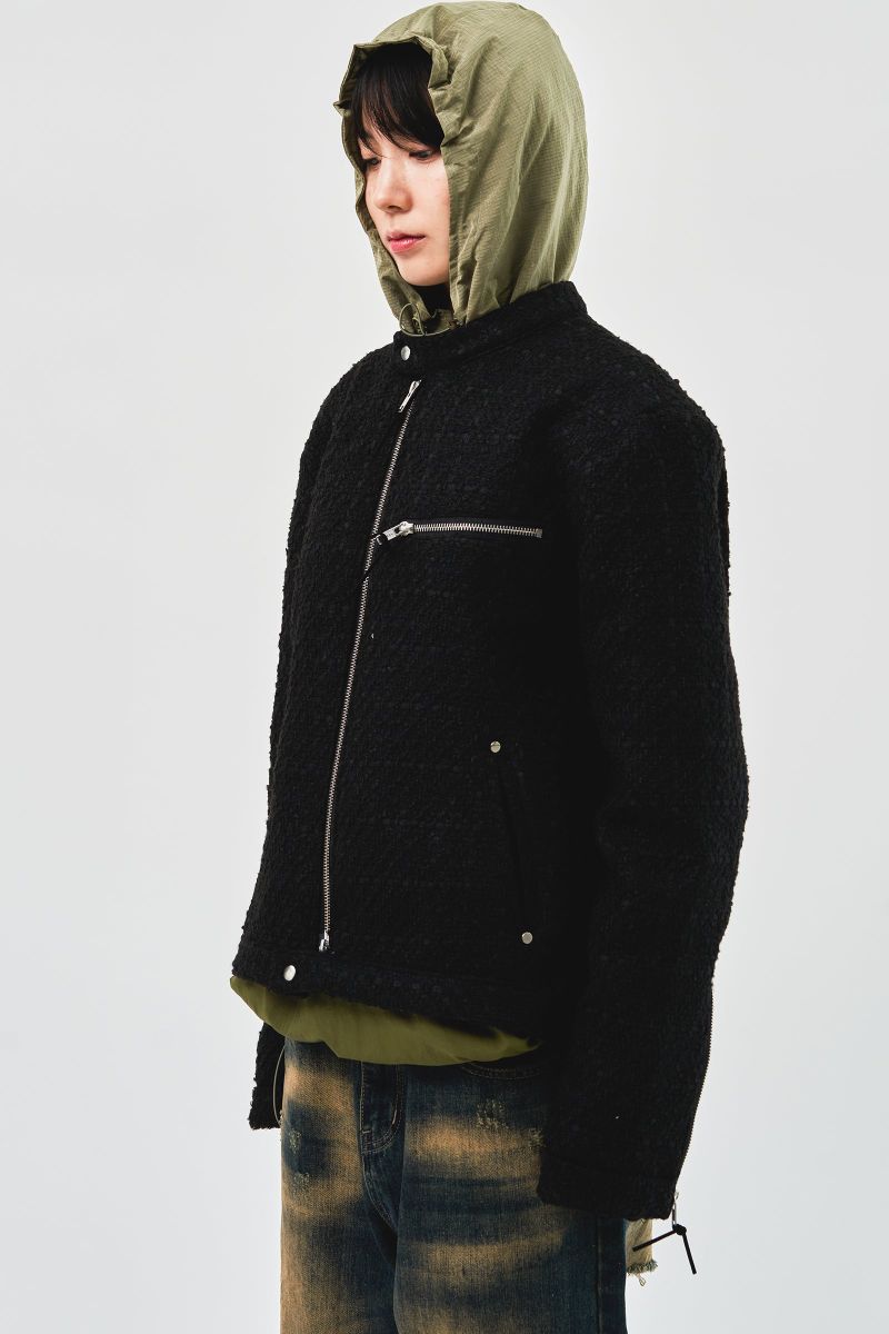 Temple Tweed Biker Jacket
