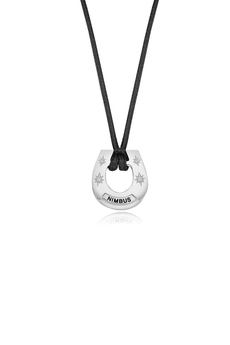 NIMBUS（ニンブス）の「スパークルホースシューレザーネックレス(BK)（アクセサリー）」