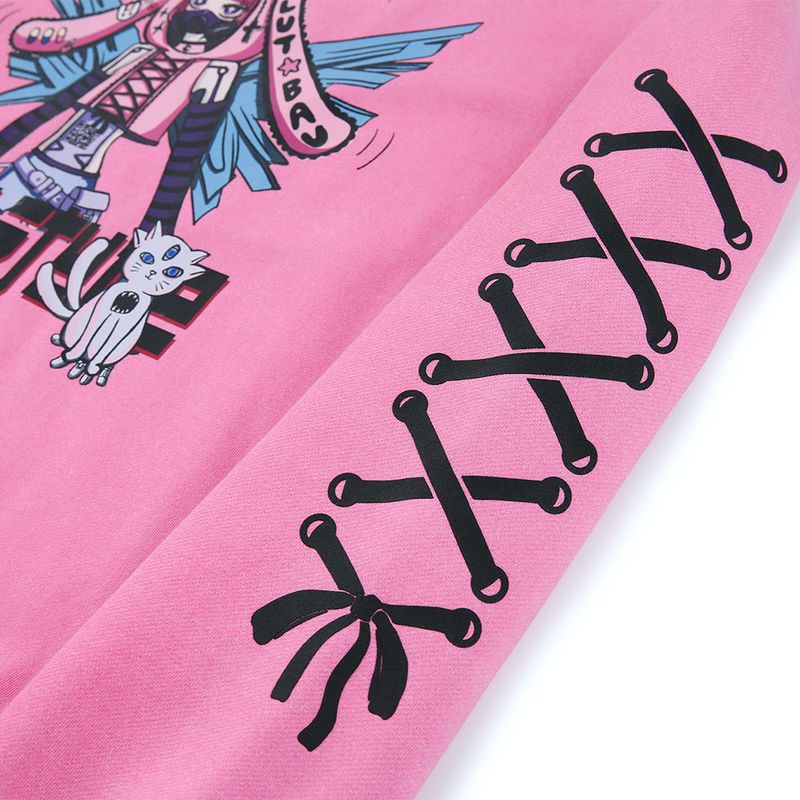 0 6 android sweat shirt - PINK