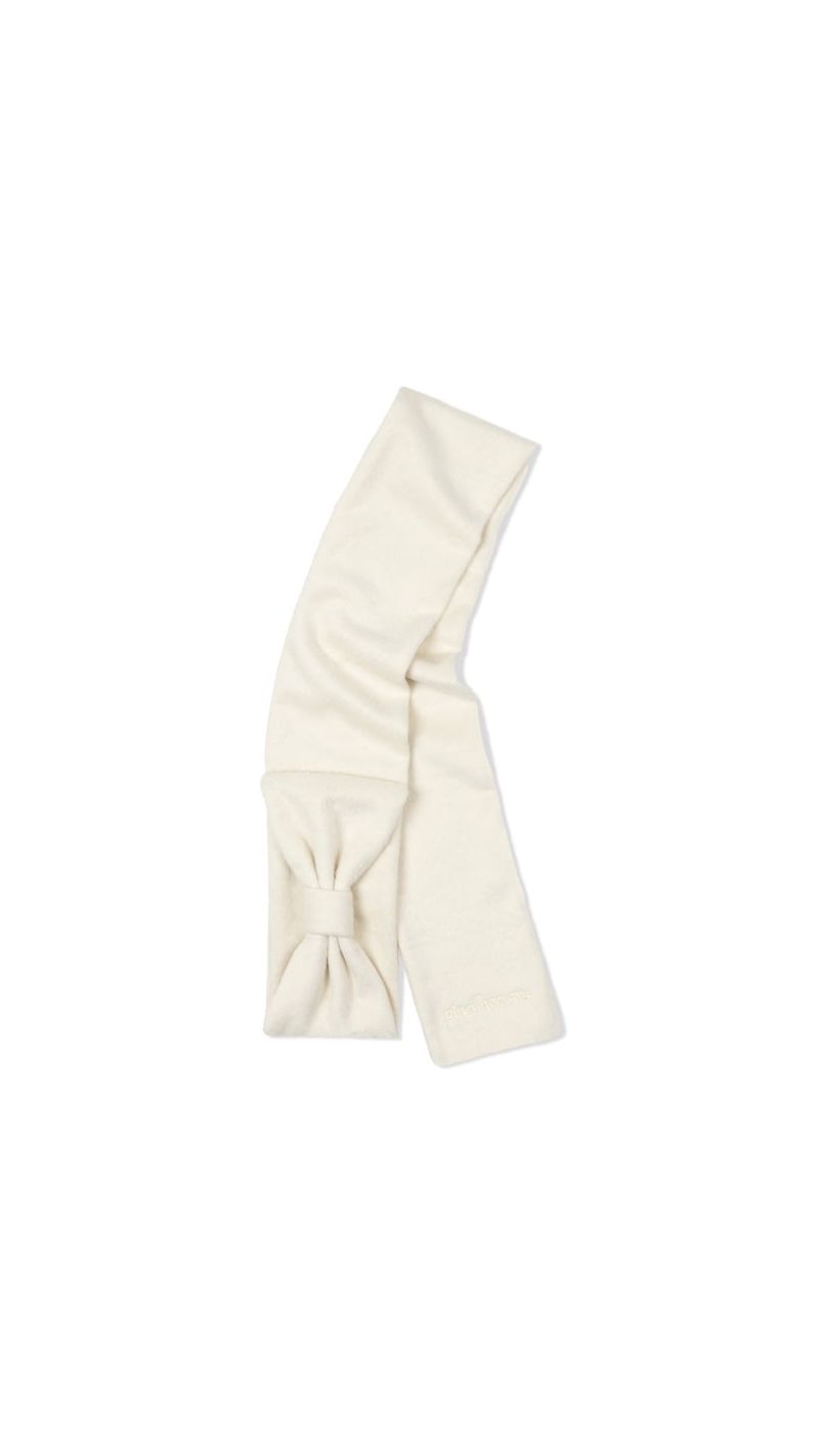 Ribbon Muffler_Fairy ivory