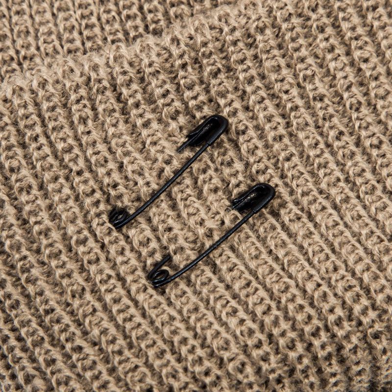 BBD Signature Custom Long Beanie (Dark Beige)