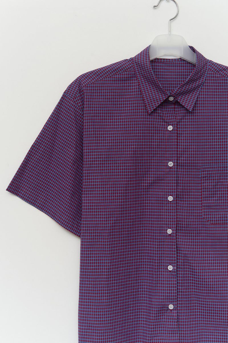 Betz Checked Half Shirt