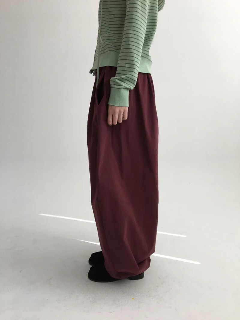 Ponpon Balloon Banding Pants (4color)