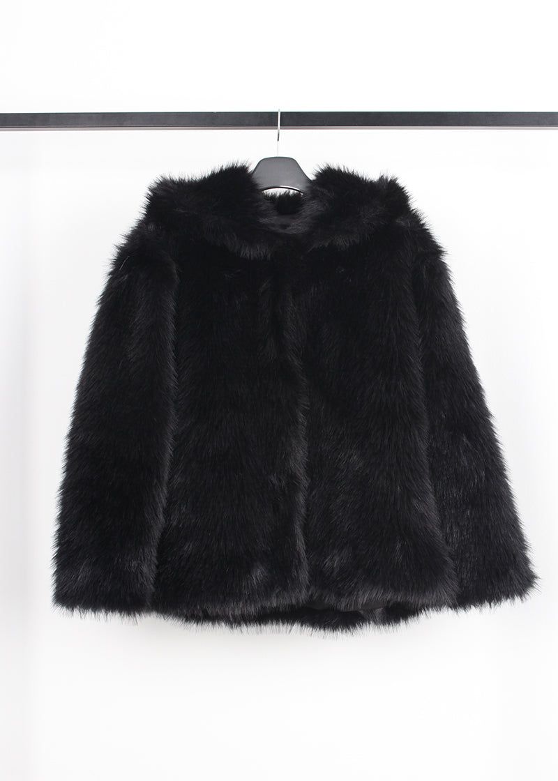 HOLIDAY HOOD FUR JACKET