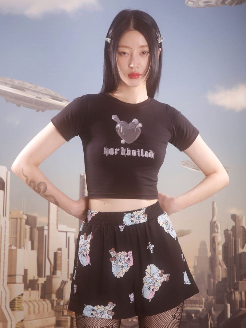0 7 coke devil shorts