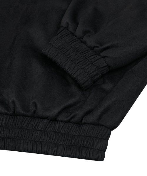 87-STAN009 [Vegan Suede] Standard Blouson Suede Jacket BLACK