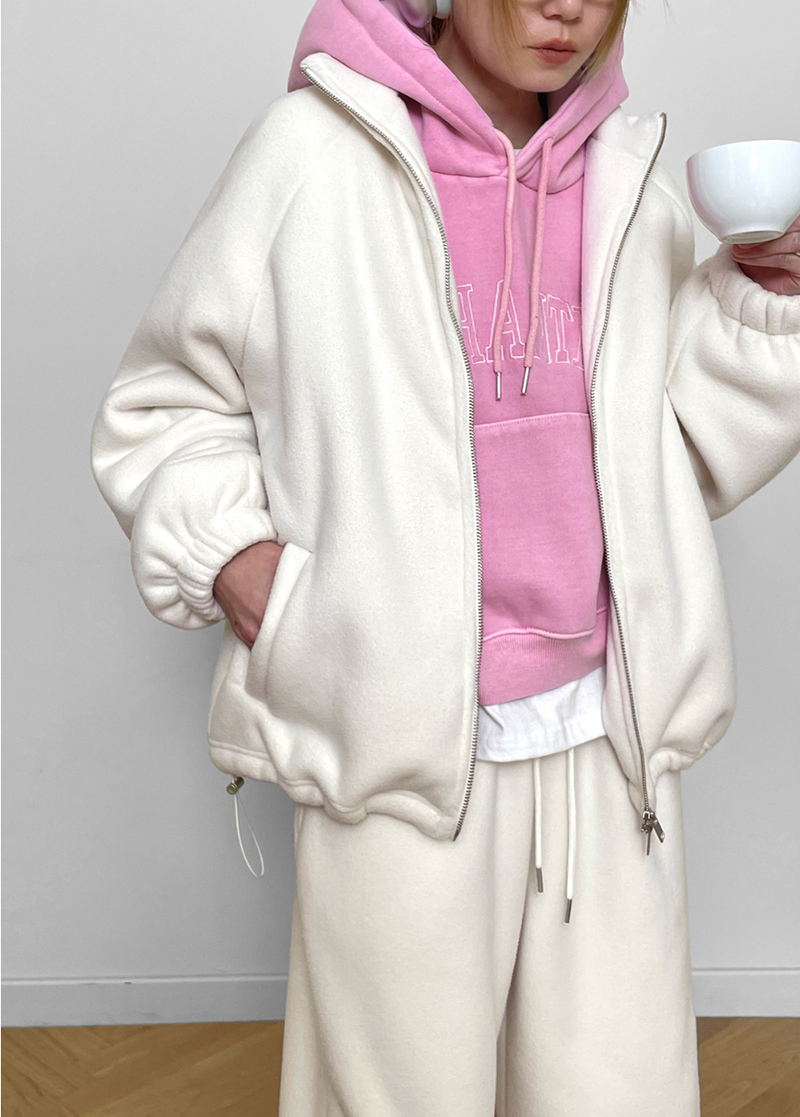 [MADE] Snowing Set - Fleece To Way Zip-Up