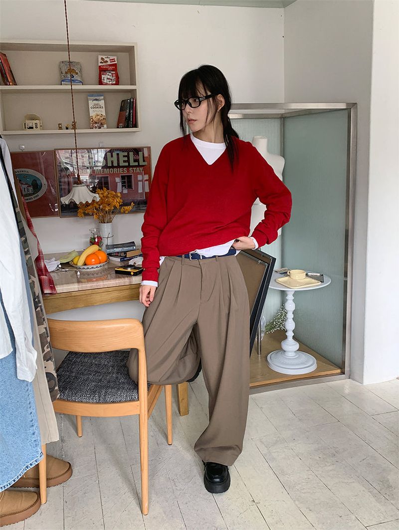 TWO-TUCK BALLOON SLACKS (3C)